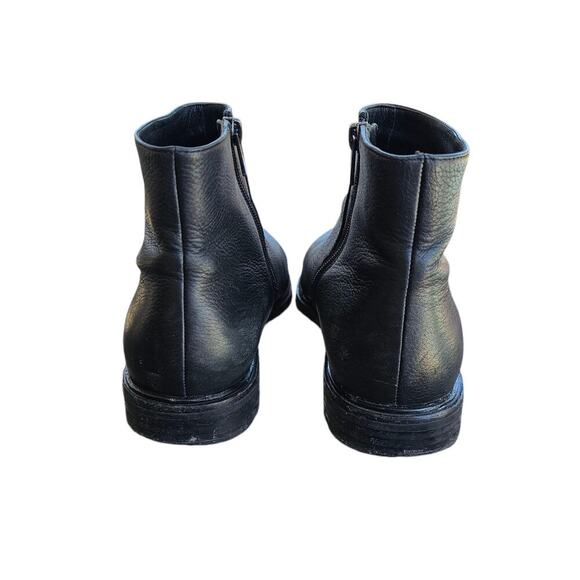 Via Spiga Evanna Leather Ankle Booties Black Size 8 - Picture 5 of 7